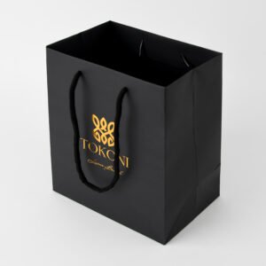 Black Hot Stamping Paper Bag