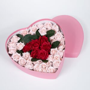 Heart-Shaped Flower Box