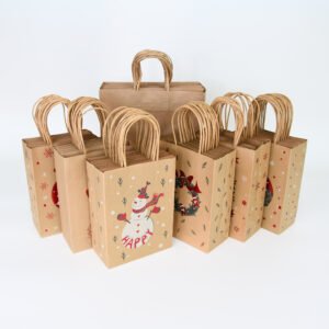 Christmas Kraft Paper Bag