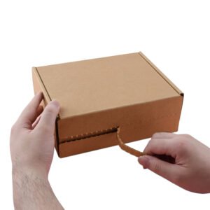 Mailing Box With Adhesive Strips